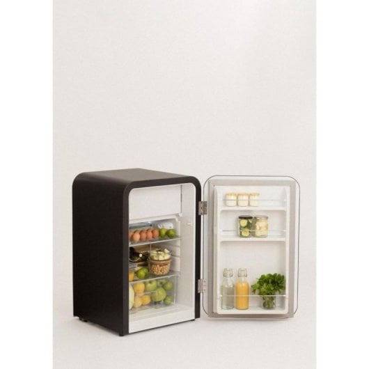 Create Frigorífico Mini Retro 107L Eco Friendly Gas R600a Negro D