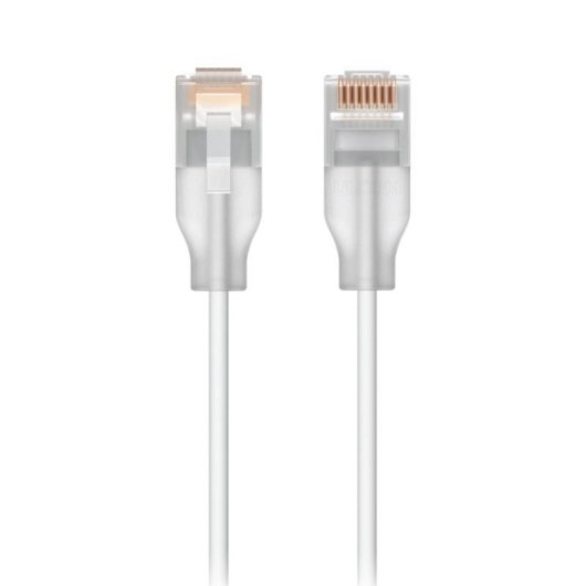 Cabo de Rede Ubiquiti UniFi Cat6 RJ-45 5m Translúcido Branco PoE++