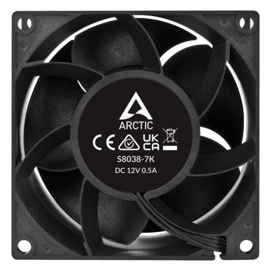 Ventilator ARCTIC S8038-7K 8 cm 10000 rpm 118,93 m³/h 4er-Pack Ventilator