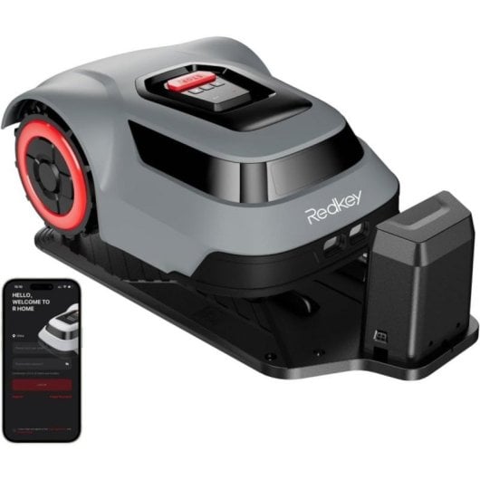 Robot cortacésped Redkey MGC500 navegación C-TOF, hasta 800m², pendiente 45%, IPX6