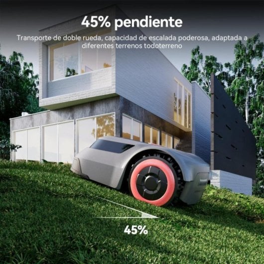 Robot cortacésped Redkey MGC500 navegación C-TOF, hasta 800m², pendiente 45%, IPX6