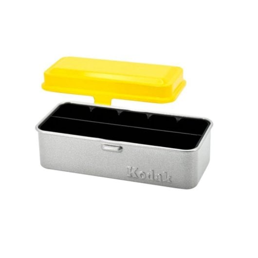 Estuche para película Kodak Film Case 120/135 Metálico 8 rollos 120 o 10 rollos 135mm Olive/Beige