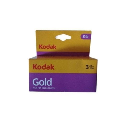 Película Kodak Gold 200 35mm 36 exposições Pack 3 alta nitidez