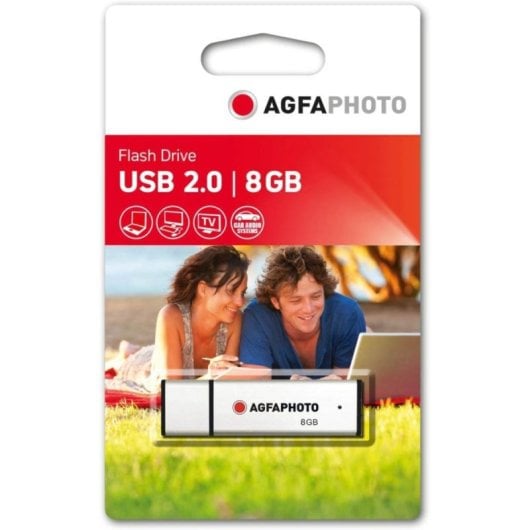USB-Stick AgfaPhoto 8GB USB 2.0 schnelles kompaktes Speichermedium USB-Stick AgfaPhoto 8GB USB 2.0 schnelles kompaktes Speichermedium