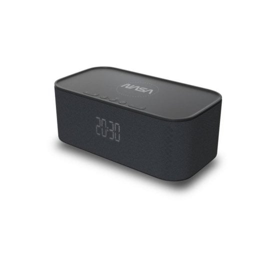 Altavoz Bluetooth NASA SPC800 10W RMS Doble Alarma Carga Inalámbrica LED