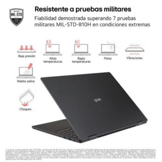 Portátil LG Gram 16Z90TS-G.AU99B 16" Intel Core Ultra 9 32GB 1TB SSD Gris AI Copilot+ WiFi 7