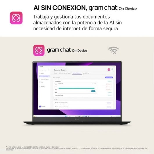 Ordinateur portable LG Gram 16Z90TS-G.AU99B 16" Intel Core Ultra 9 32GB 1TB SSD Windows 11