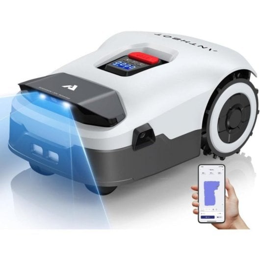 Robot cortacésped Redkey Genie 600 Sin Cable Perimetral RTK Full Band 900m² IA Multizona