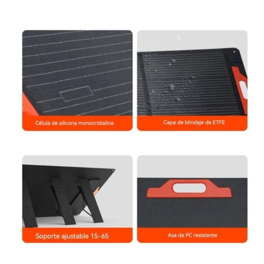 Painel Solar OSCAL PM200Pro 200W IP67 Preto Dobrável Portátil