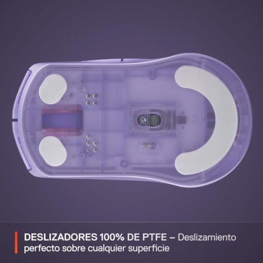 Maus STEELSERIES kabellos 18000 DPI 2,4 GHz Bluetooth beleuchtet Aqua