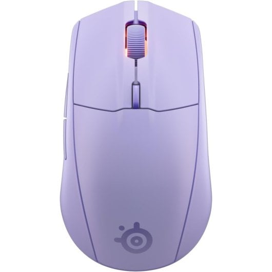 Maus STEELSERIES kabellos 18000 DPI 2,4 GHz Bluetooth beleuchtet Aqua