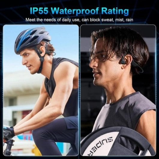 Auriculares Klack inalámbricos Bluetooth 5.3 conducción ósea resistentes IP55 ligeros