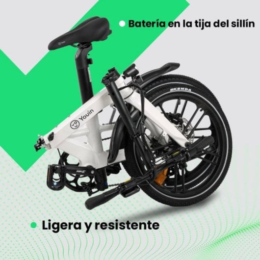 Bicicleta elétrica YOUIN Marbella BK1350 250W 7 velocidades Plegável 20”