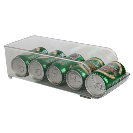 Set De Organizadores Klack – 8 Piezas De Plástico Transparente | Para Nevera, Cocina, Baño Y Hogar | Apilables Y Libre D