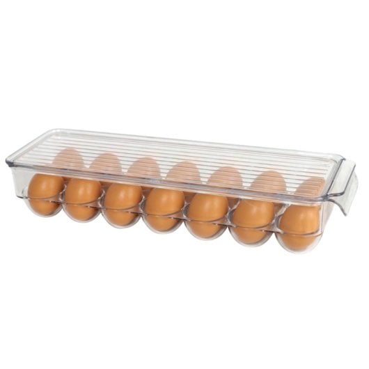 Set De Organizadores Klack – 8 Piezas De Plástico Transparente | Para Nevera, Cocina, Baño Y Hogar | Apilables Y Libre D