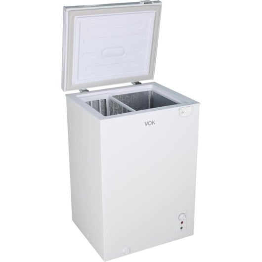 Congelador Horizontal VOK de 99 L Ancho 55 cm Función Dual Bajo Consumo Autonomía de 19 h Blanco