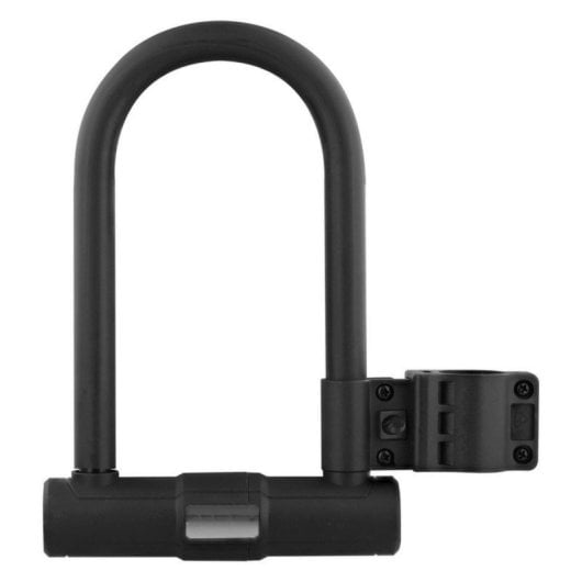 Antivol en U pour vélo/scooter, niveau de sécurité 10/10, métal, certification EN15496, 17,2 x 4 x 26 cm, noir