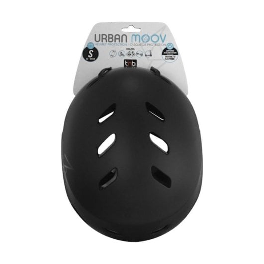 Casco T'nB Urban Moov S Unisex Niño ABS Negro Ventilación 11 Orificios CE