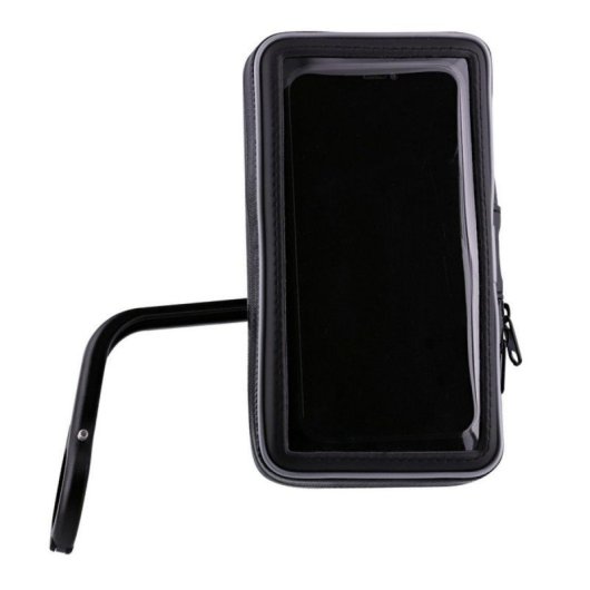 Soporte moto universal impermeable para smartphone hasta 7" con rotación 360º y almacenamiento