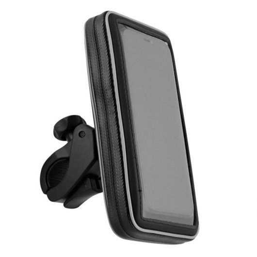 Soporte Moto Universal Manillar Funda Impermeable Hasta 7” Giratorio Multifunción