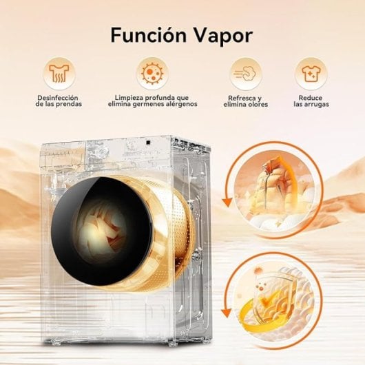 Lavadora VOK EVW-10BAWB13 Carga Frontal 10kg 1400RPM Inverter Blanco A