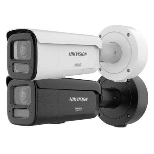 Caméra de sécurité extérieure Hikvision DS-2CD2647G3-LIZS2UY/SL 4 MP ColorVu PoE IP67 à objectif varifocal