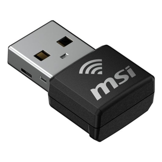 MSI GUAX18N Adaptador Nano USB WiFi AX1800 USB 2.0 para Windows 10/11