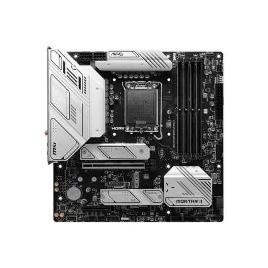Carte Mère MSI MAG B760M Mortar WiFi II LGA 1700 128 Go DDR5 Micro ATX