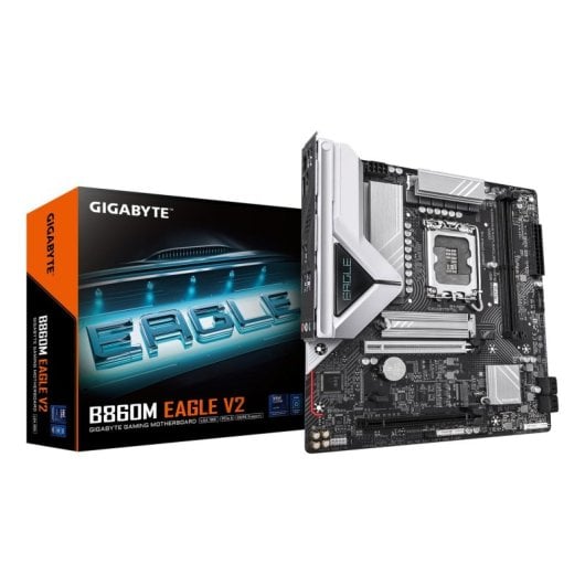 Placa base Gigabyte B860M EAGLE V2 LGA 1851 DDR5 128GB M.2 PCIe 5.0/4.0 LAN 2.5GbE