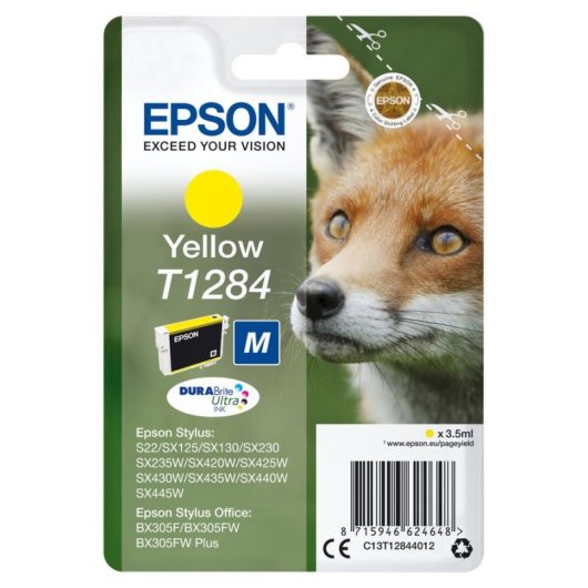 Cartuccia Gialla Epson T1284 Originale