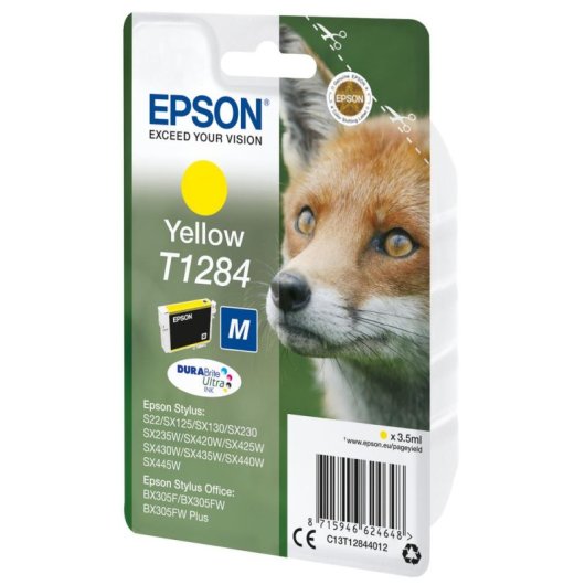 Cartuccia Gialla Epson T1284 Originale