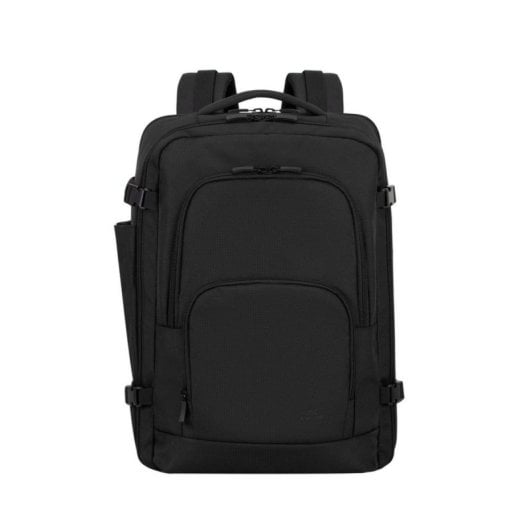 Mochila Rivacase 8461 17.3" impermeable, compartimento portátil, múltiples bolsillos, negra