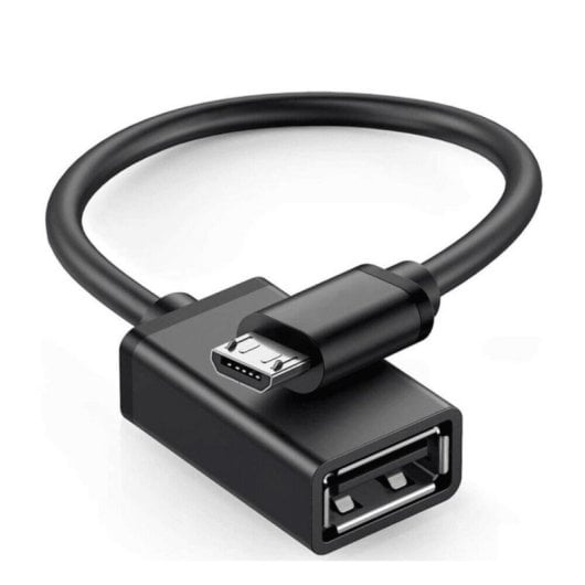 Cable USB OTG Goobay 95194 0,2m USB 2.0 A a Micro B Macho/Hembra Negro 480 Mbps
