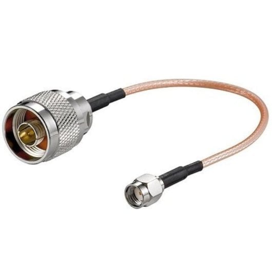 Adaptador de cable coaxial Goobay 51689 SMA Hembra a N Macho RG316 15cm SPC