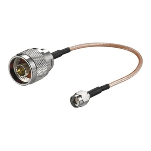 Adaptador de cable coaxial Goobay 51689 SMA Hembra a N Macho RG316 15cm SPC