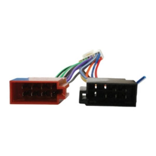 Adaptador ISO Alpine 2x Conectores de Coche a Conector Radio 15cm Negro RoHS