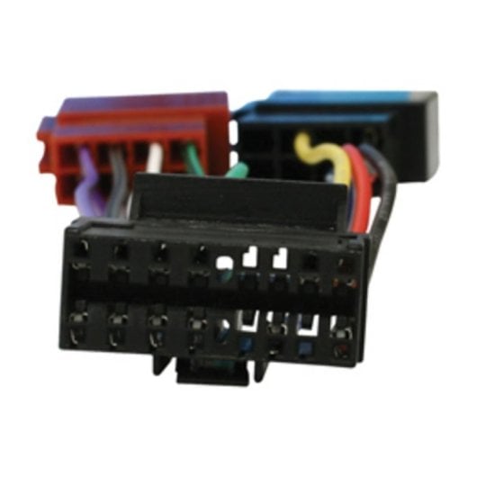 Adaptador ISO Pioneer 2x Conectores Coche a Radio Hembra/Macho Negro 15cm
