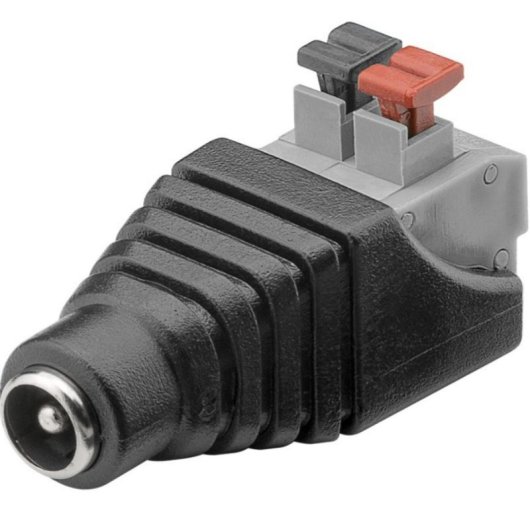 Conector DC hembra Goobay 76749 5.5 x 2.1 mm terminal 2 pines Negro alta compatibilidad