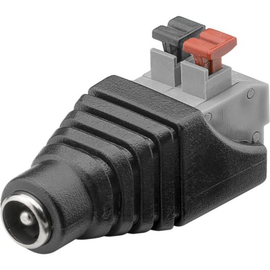 Conector DC hembra Goobay 76749 5.5 x 2.1 mm terminal 2 pines Negro alta compatibilidad