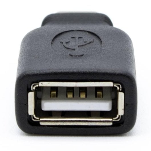 Adaptador USB Goobay 45397 USB-A Hembra a USB-C Macho Negro Alta Velocidad 5Gbps