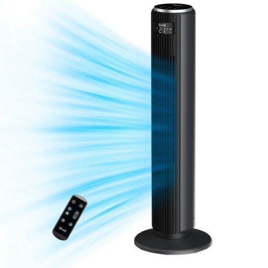 Cosori Turbo Tower Chef Edition Freidora de Aire Negra + Levoit TempSense 36 Pro Ventilador