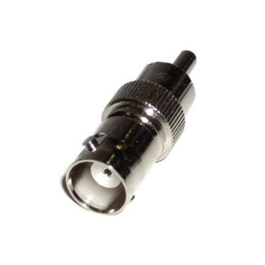 Adaptador Valueline BNC-201 BNC Hembra a RCA Macho Plateado Metálico Videovigilancia