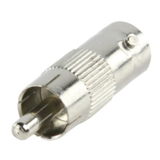 Adaptador Valueline BNC-201 BNC Hembra a RCA Macho Plateado Metálico Videovigilancia
