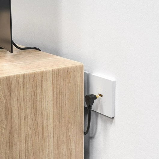 HDMI-Kabel 270° gewinkelt 4K 2m Schwarz vergoldete Kontakte HDMI-Kabel 270° gewinkelt 4K 2m Schwarz vergoldete Kontakte