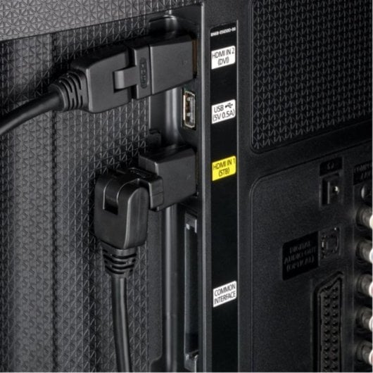 Cable HDMI Goobay 61283 1,5m Negro contactos dorados 4K 3D Ethernet 360° ARC HDCP CEC