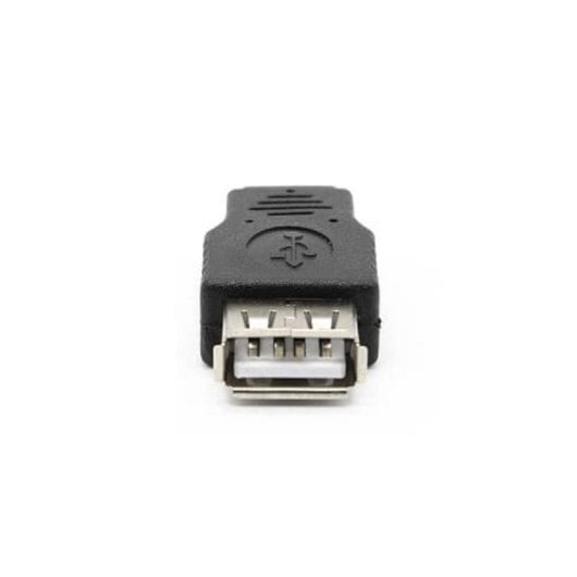 Adaptador USB 2.0 Micro B Macho a USB A Hembra OTG Negro RoHS
