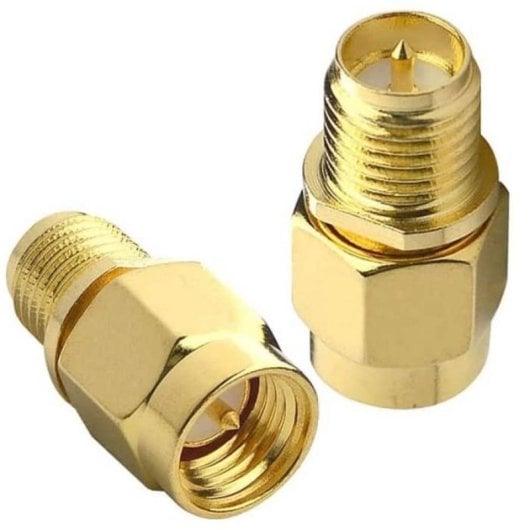 Adaptador RF Valueline VLSP02112A SMA RP-SMA Hembra/Macho Chapado Oro RoHS