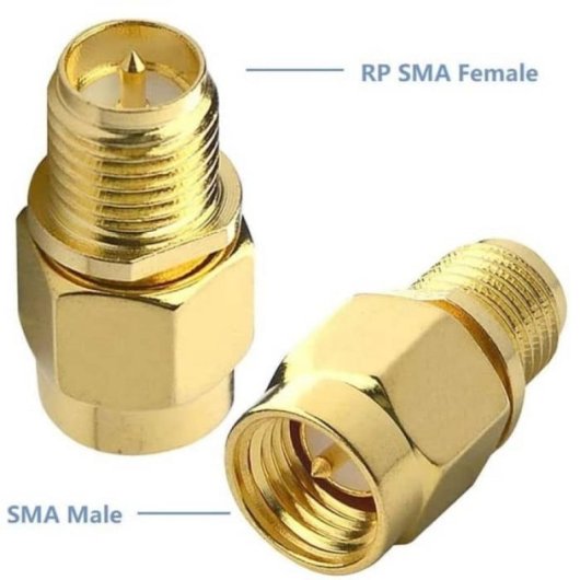Adaptador RF Valueline VLSP02112A SMA RP-SMA Hembra/Macho Chapado Oro RoHS