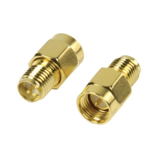 Adaptador RF Valueline VLSP02112A SMA RP-SMA Hembra/Macho Chapado Oro RoHS