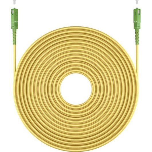 Câble Fibre Optique SC-APC Monomode Simplex 9-125 0.5 M Jaune